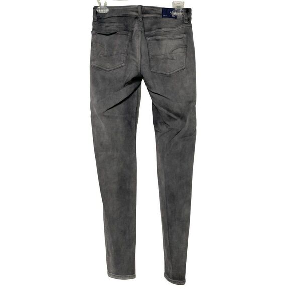 American Eagle Outfitters Gray Stretch Jeggings Small Pull Flaw Sz 0 - Picture 7 of 9